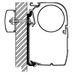 Thule Flat-Adapter, Länge 4 M