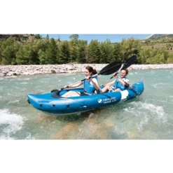 Kajak Sevylor Tahaa Kit - Aufblasbares Kajak -Zelt Campingmobel Geschaft 2 personen aufblas luft tandem kajak sevylor tahaa kit schlauchkajak einsteigerkajak inklusive paddel 1000 5 22636