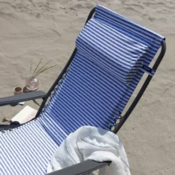 Relaxstuhl Lafuma Relaxsessel RSX, Marine -Zelt Campingmobel Geschaft blau weiss gestreifter campingsessel lafuma rsx relaxsessel campingstuhl liegestuhl klappstuhl 1000 4 23918