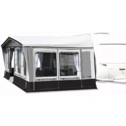 Wohnwagenvorzelt Brand Palazzo 240 -Zelt Campingmobel Geschaft brand palazzo 240 kombinierte seitenwand 1 lueftungselement 1 klarfolienelement 1000 4 18453