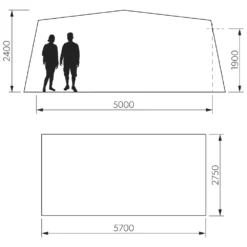 Wohnwagen-Vorzelt Dometic Residence AIR All-Season | Grösse 13 | 950 - 975 -Zelt Campingmobel Geschaft dometic residence air all season groesse 13 groessenangaben wohnwagenvorzelt 1000 1 24711