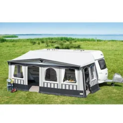 Vorzelt DWT Atelier Chalet Mit Vordach -Zelt Campingmobel Geschaft dwt atelier chalet delphin ganzjahresvorzelt 4 3732