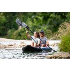 Aufblasbares Kajak Sevylor Charleston -Zelt Campingmobel Geschaft ergonomische verstellbare sitze stabile rueckenlehne sevylor kajak charleston zwei personen aufblasbares kajak 1000 10 25240