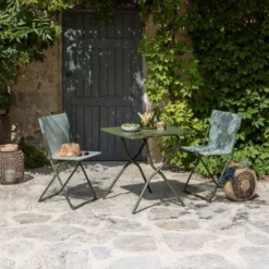 Campingtisch Lafuma Balcony II, Moss -Zelt Campingmobel Geschaft lafuma balcony 2 colorblock quadratischer tisch moss klapptisch campingtisch balkontisch 1000 8 24937