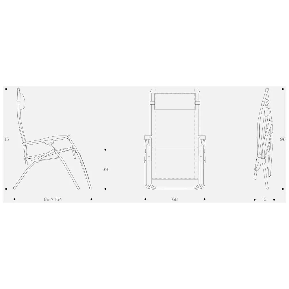 Relaxstuhl Lafuma RSXA Clip, Graphite 4 Relaxstuhl Lafuma RSXA Clip, Graphite – Bild 2