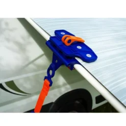 Markisentuch-Klemme Peggy Peg Fix&Go AntiFlap -Zelt Campingmobel Geschaft markisenabspannung peggy peg antiflap mit markisenband tie strap 4 17678