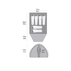 Familien-Zelt MSR Habitude 6 -Zelt Campingmobel Geschaft msr habitude 6 sechspersonenzelt gruppenzelt grosses familienzelt outdoorzelt campingzelt trekkingzelt 1000 2 23349