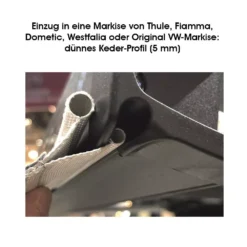 Buszelt-Kederadapter Outwell Befestigung-Adapter-Set Mit Doppelkeder 7-7+5 Mm -Zelt Campingmobel Geschaft outwell einzug in eine markise von thule fiamma dometic westfalia oder original vw markise duennes keder profil 5 mm 1000 6 20116