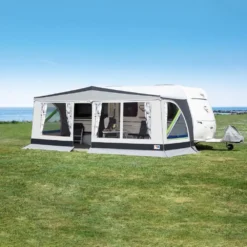 Gardinen-Set Für Frankana Freiko Sonnendach Stella -Zelt Campingmobel Geschaft seitenwand fuer sonnendach stella hellgruen grau sonnensegelseitenwand 1000 1 23887