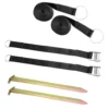 Sturmband-Set Brunner Prop -Zelt Campingmobel Geschaft sturmsicherungs set brunner prop fuer vorzelte sonnendaecher 2 spanngurte abspannbaender stabilisierungs baender band gurt zwei t eisen heringe erdnaegel 10000 0 22284