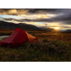 Trekkingzelt Nordisk Telemark 1 LW, Burnt Red -Zelt Campingmobel Geschaft trekkingzelt nordisk telemark 1 lw burnt red 1 mann zelt 3 12113