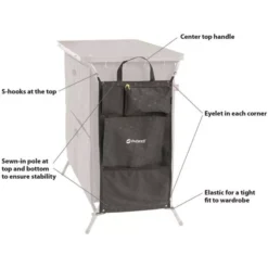 Campingorganizer Outwell Neat'N'Tidy Organizer -Zelt Campingmobel Geschaft verschiedene befestigungsmoeglichkeiten outwell neat n tidy organizer 600 5 22133